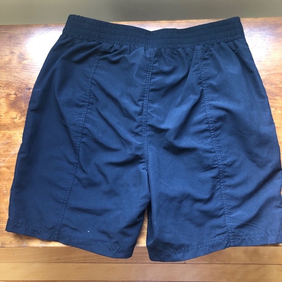 Maxine Shorts W Size 8 Black Boardshorts Button Closure Coastal Minimalist - Picture 7 of 13